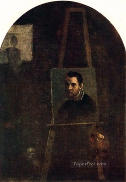 Annibale Carracci Painting - Self portrait Baroque Annibale Carracci